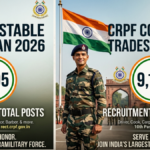 CRPF Constable Tradesman Online Form 2026